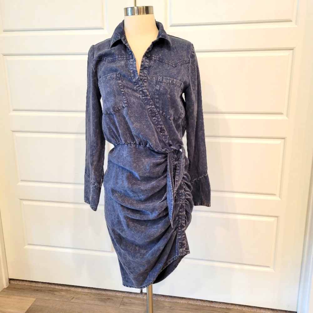 Young Fabulous & Broke Blue Midi Dress